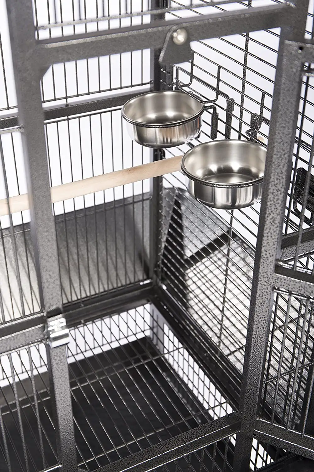 Prevue Pet Products Cage à oiseaux en fer forgé Select Black Hammertone